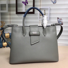 PRADA 프라다 레더 토트 숄더백 1BG148-7
