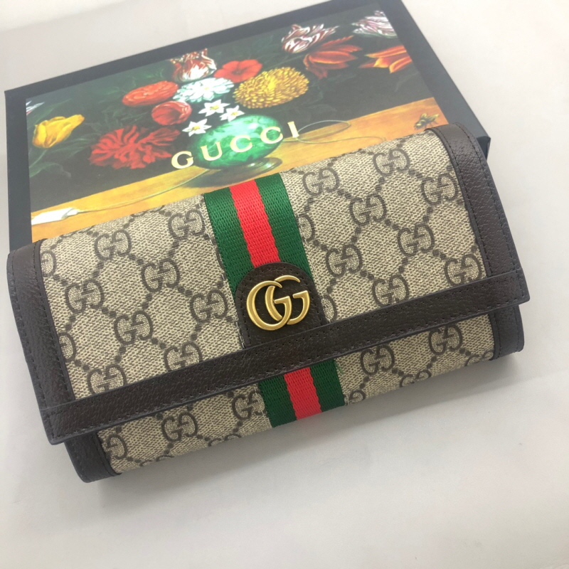 GUCCI 구찌 여성용 클래식 반지갑 / 지퍼 장지갑 / 장지갑