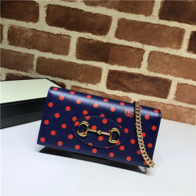 GUCCI 구찌 1955 홀스빗 체인 온 월렛 621892