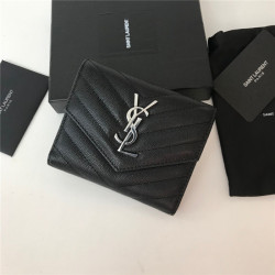 SAINT LAURENT 생로랑 그랑 드 뿌드르 모노그램 지갑 Y10891