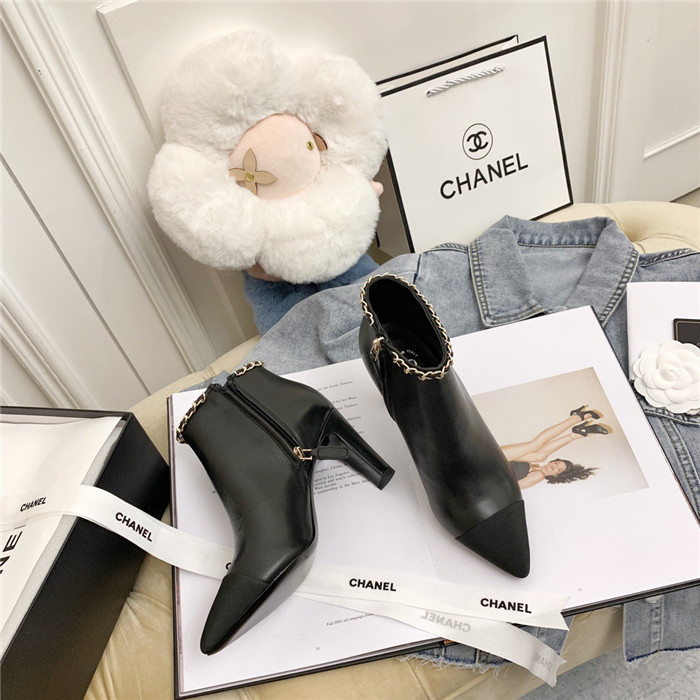 CHANEL 샤넬 여성용 부츠 (굽높이8.5CM) C68500-1 3COLOR