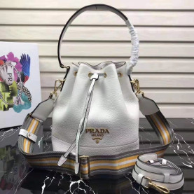 PRADA 프라다 비텔로 다이노 버킷백 1BE018-5