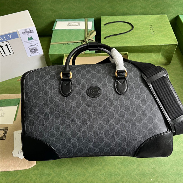 GUCCI 구찌 수프림 인터로킹 G 더플백 696014