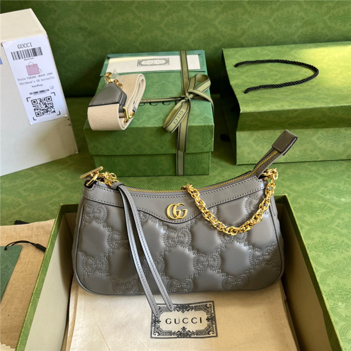 GUCCI 구찌 GG 마틀라세 레더 핸드백 735049