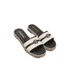 CHANEL 샤넬 여성용 슬리퍼 (굽3CM) C50108 4COLOR