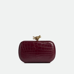 BOTTEGA VENETA 보테가베네타 여성 레드 파우치