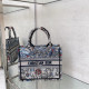 DIOR 디올 오블리크 스몰 북 토트백 M1286