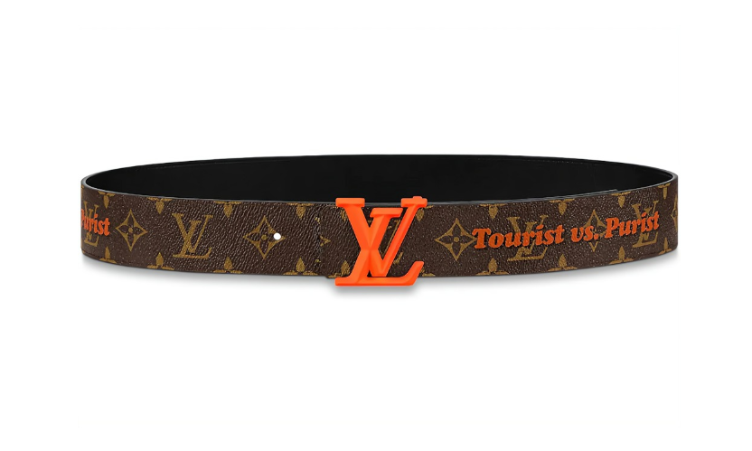 LOUIS VUITTON 루이비통 올드 레터링 그래피티 벨트