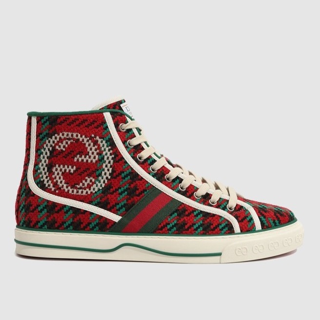 GUCCI 구찌 여성용 스니커즈 테니스 1977 하이탑 스니커즈 644737