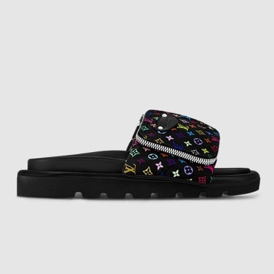 LOUIS VUITTON 루이비통 여성용 슬리퍼 LV x TM 풀 필로우 플랫 컴포트 뮬 1AGVR7 2COLOR