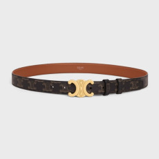 CELINE 셀린느 로고 프린트 벨트 45AK92 (25mm) 2COLOR