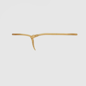 SAINT LAURENT 생로랑 스네이크 헤드 스네이크 테일 메탈 체인 벨트 701155 (20mm)
