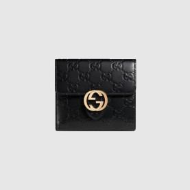 GUCCI 구찌 GG 인터로킹 반지갑 615525