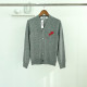 COMME DES GARCONS 꼼데가르송 더블레드와펜 V넥 가디건