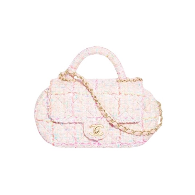CHANEL 샤넬 핸들 백 트위드 AS4569