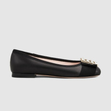ROGER VIVIER 로저비비에 여성용 트레 비비에 스트라스 베이비 펌프스 5193