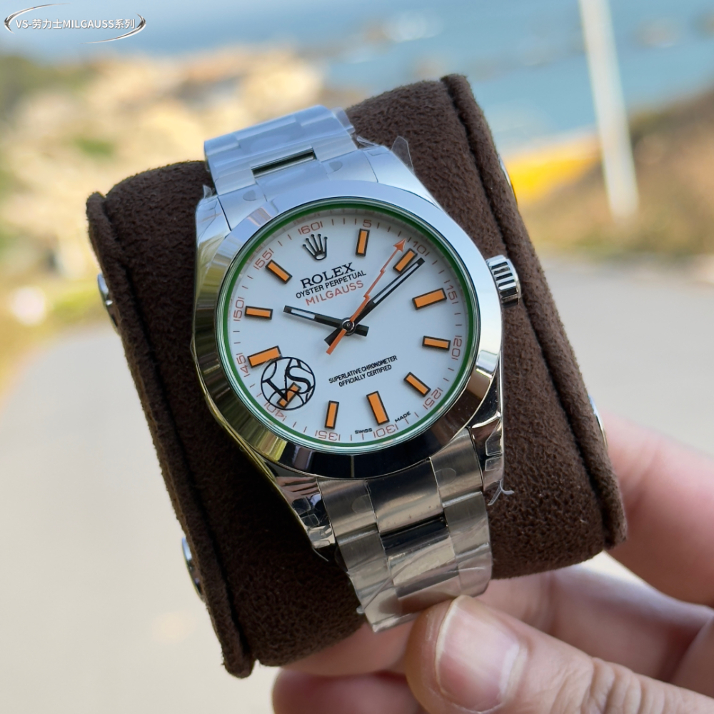ROLEX 로렉스 밀가우스 화이트 다이얼 SS 브레이슬릿 40mm