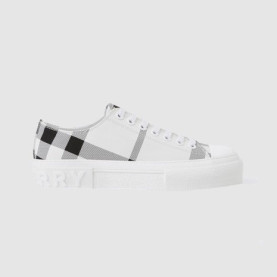BURBERRY 버버리 남여공용 체크 코튼 스니커즈 80714311