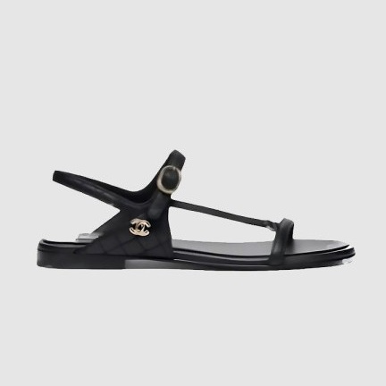 CHANEL 샤넬 여성용 CC로고 스트랩 샌들 G46422 3COLOR
