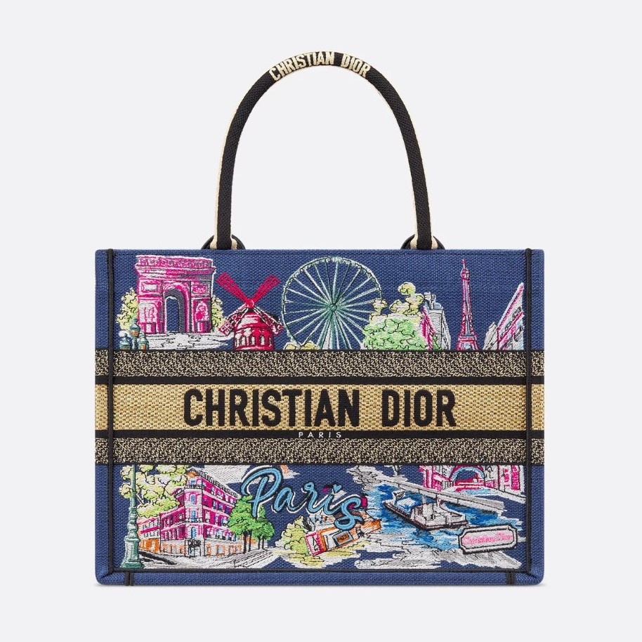 DIOR 디올 북 토트백 미듐 M1296-3
