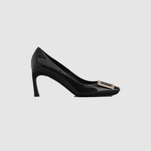 ROGER VIVIER 로저비비에  트럼펫 메탈 버클 펌프스 4001
