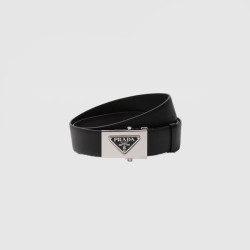 PRADA 프라다 사피아노 가죽 벨트 2CM256 (금장/은장)