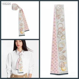 LOUIS VUITTON 루이비통 고리쁘띠 실크 방도 2COLOR