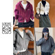 LOEWE 로에베 배색끈 니트 후드집업