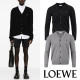 LOEWE 로에베 아나그램자수 울 가디건