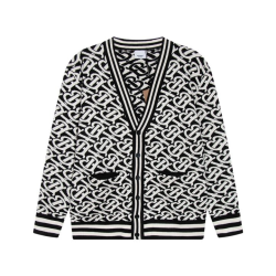 BURBERRY 버버리 모노그램 자카드 가디건