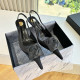 SAINT LAURENT 생로랑 여성용 샌들 (굽높이5CM) Y73829 2COLOR