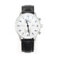 IWC 아이더블유씨 포르투기저 크로노그래프 화이트/블루 다이얼 레더 스트랩 40mm IW371604