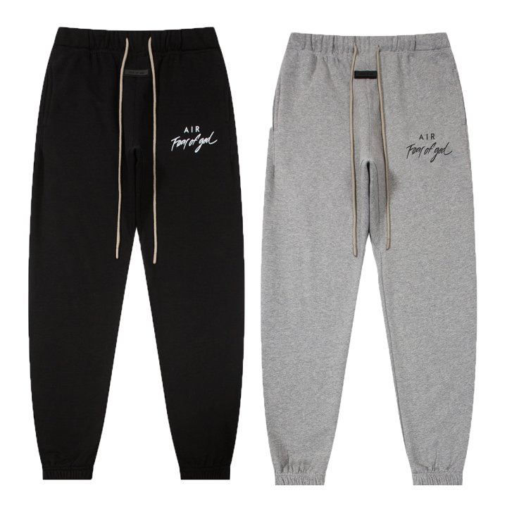 FEAR OF GOD 피어오브갓 X NI 729 에어 플리스 스웨트 팬츠