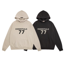 FEAR OF GOD 피어오브갓 에센셜 822 77 플리스 후드