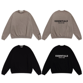 FEAR OF GOD 피어오브갓 에센셜 1848 백 로고 플리스 스웨트 셔츠