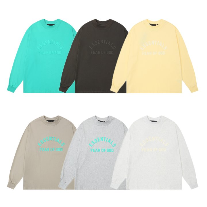 FEAR OF GOD 피어오브갓 에센셜 1916 프론트 로고 저지 롱 슬리브
