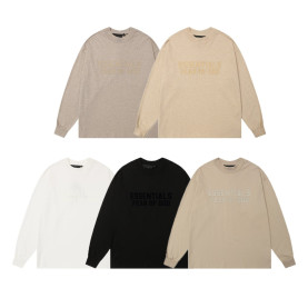 FEAR OF GOD 피어오브갓 에센셜 1922 톤온톤 로고 저지 롱 슬리브