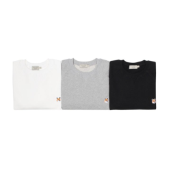 MAISON KITSUNE 메종키츠네 원 헤드 패치 맨투맨