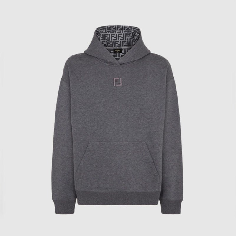FENDI 펜디 F011 자카드 FF로고 후드티