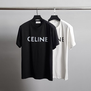●4월 판매 12위● CELINE 셀린느 베이직로고 코튼 반팔티