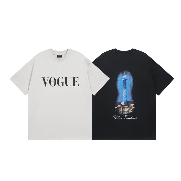 BALENCIAGA 발렌시아가 X 보그 3183 로고 반팔