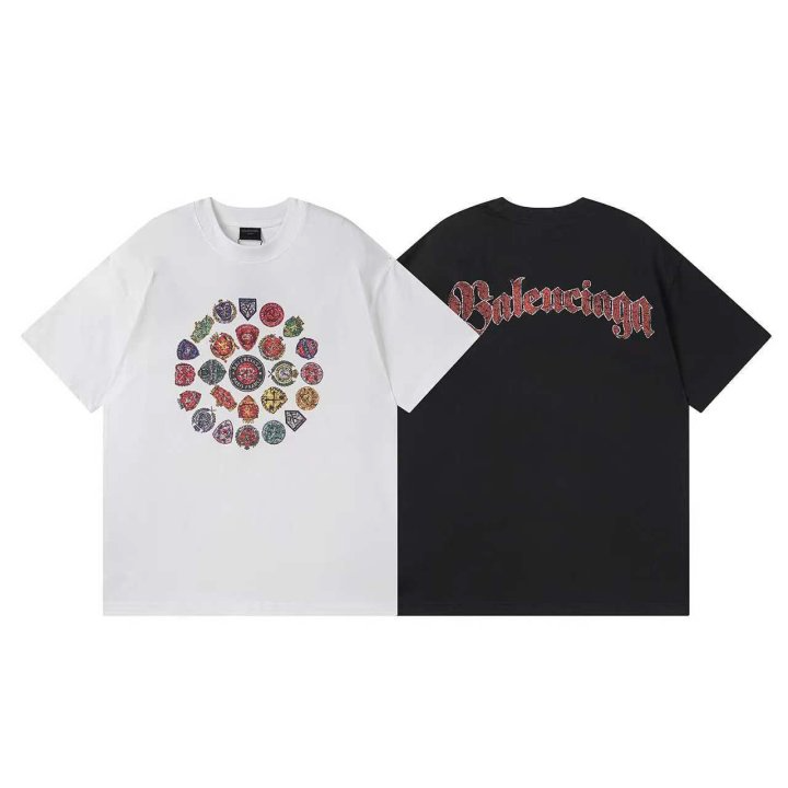 BALENCIAGA 발렌시아가 3307 스파이럴 크레스트 반팔