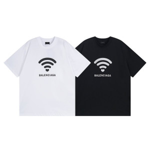 BALENCIAGA 발렌시아가 23123 와이파이 로고 반팔