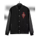 CHROME HEARTS 크롬하츠 레더 바시티 자켓