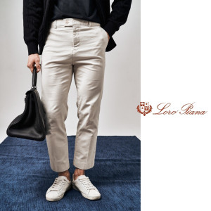 LOROPIANA 로로피아나 로우 워싱 면바지 4COLOR