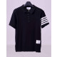 ●4월 판매 17위● THOM BROWNE 톰브라운 니트 카라 반팔 3COLOR