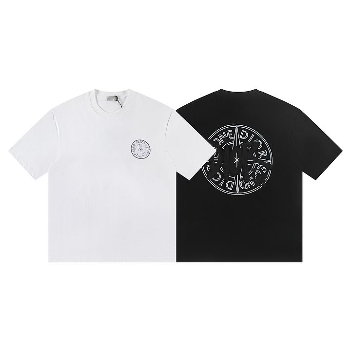 DIOR 디올 X 스톤아일랜드 6340 캡슐 컬렉션 컴퍼스 로고 반팔