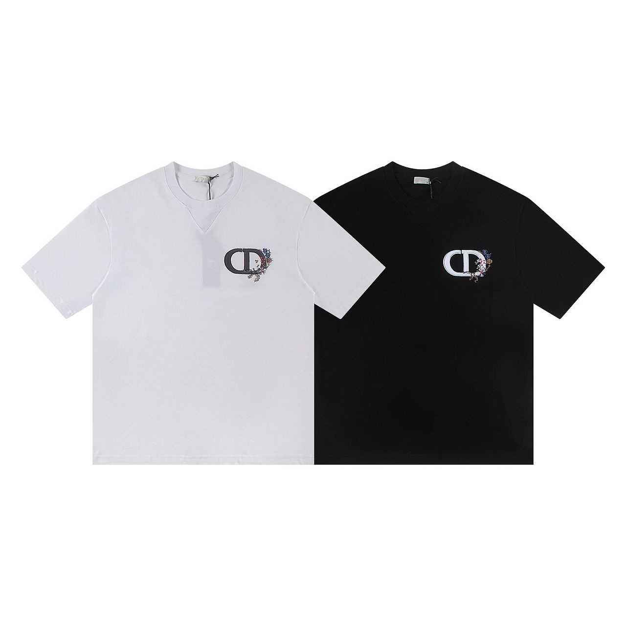 DIOR 디올 6432 CD 플라워 자수 반팔