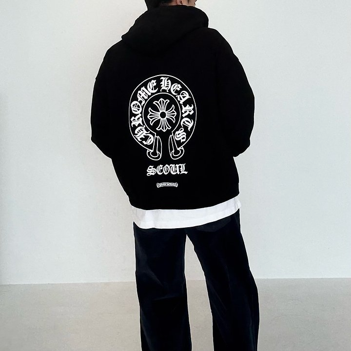 CHROME HEARTS 크롬하츠 홀스슈 서울 후드집업