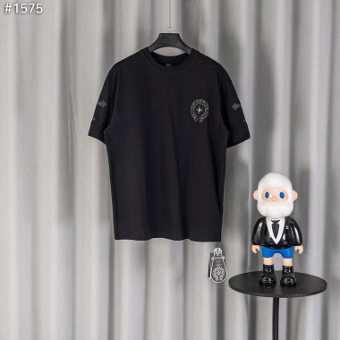 CHROME HEARTS 크롬하츠 홀스슈 레더 크로스 티셔츠